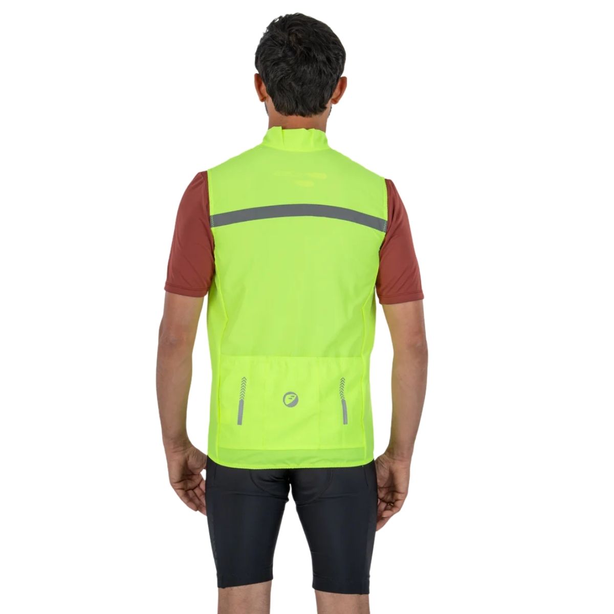 Unisex Cycling Jacket Gilet | Sleeveless - Neon Noveau - OutdoorTravelGear.com