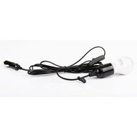 Extension Power Cord for Cigarette Lighter Male Plug with 9W 12V DC LED E27 Bulb 3