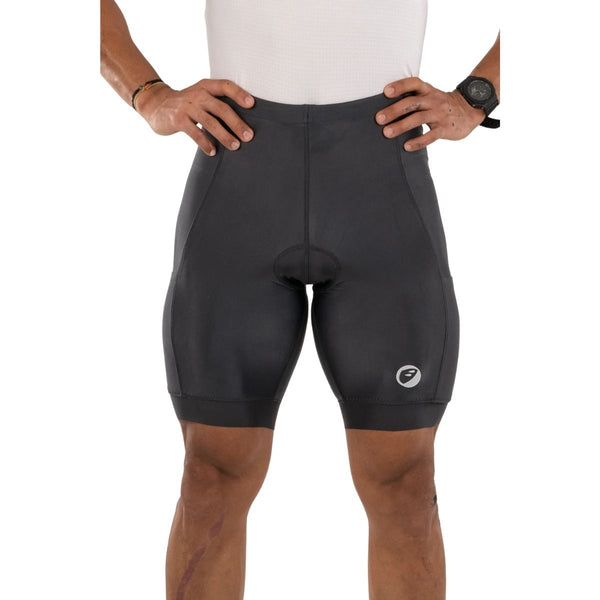Mens Cycling Shorts | Evolve Endurance - Black Primo - OutdoorTravelGear.com