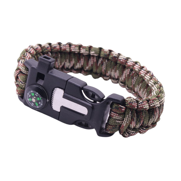 Paracord Multi-functional 5 in 1 Survival Bracelet - Camouflage 2