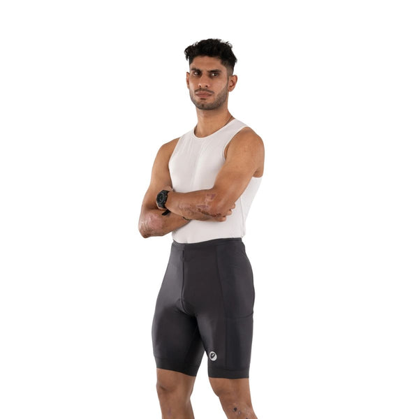 Mens Cycling Shorts | Evolve Endurance - Black Primo - OutdoorTravelGear.com