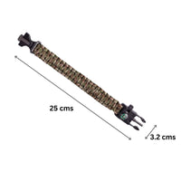 Paracord Multi-functional 5 in 1 Survival Bracelet - Camouflage 4