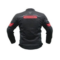 Clavis Motorcycle Riding Jacket - Black+Red - OutdoorTravelGear.com