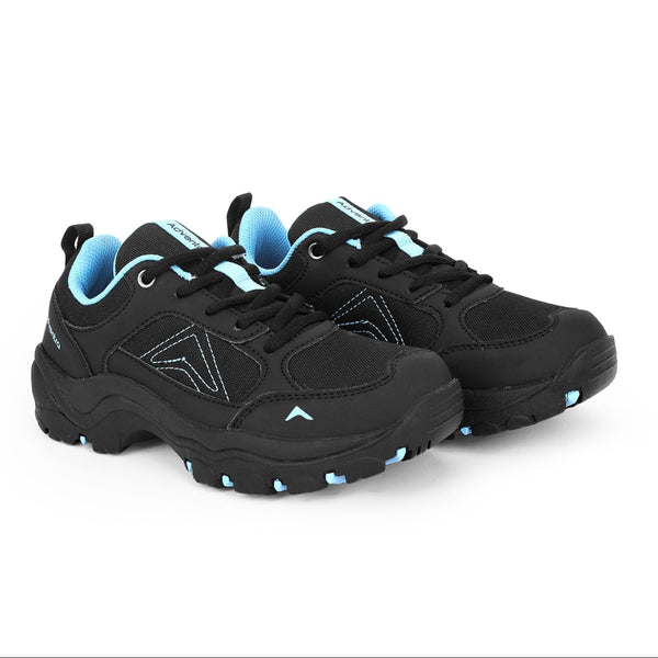 Kids Low-Top Hiking Shoes with Anti-Skid Rubber Sole | EH500 - Black - OutdoorTravelGear.com