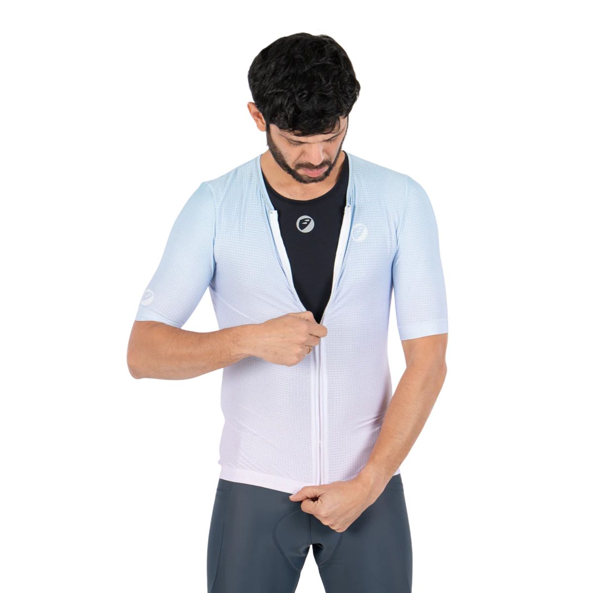 Unisex Cycling Baselayer | Mesh Cooling - Black - OutdoorTravelGear.com