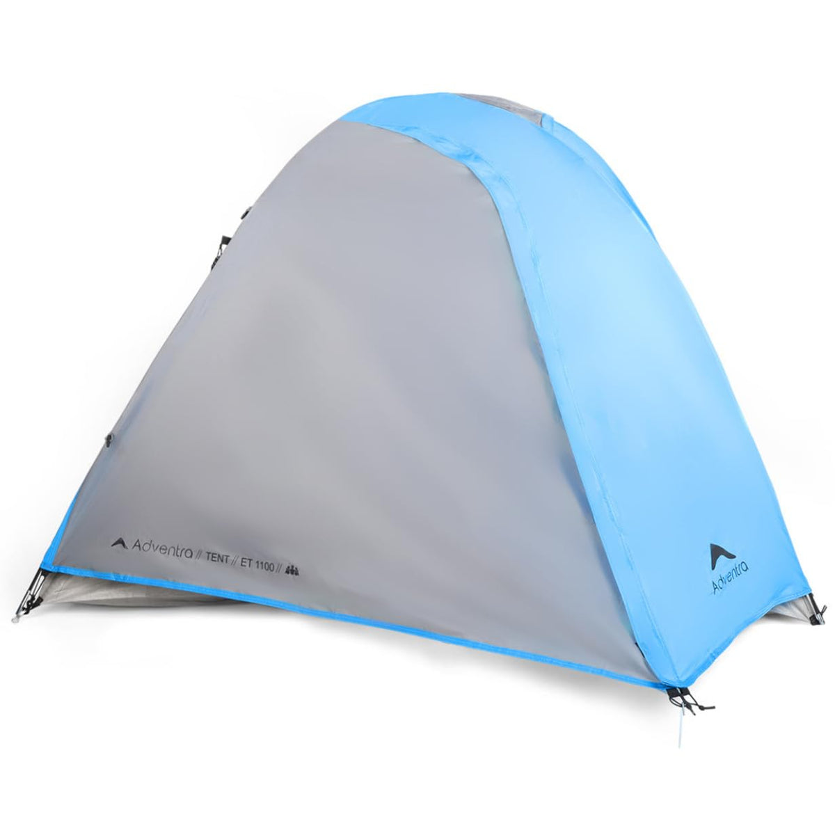 3-Person Camping Tent | UV Protection & Waterproof Flysheet | ET1100 - Aqua Blue - OutdoorTravelGear.com