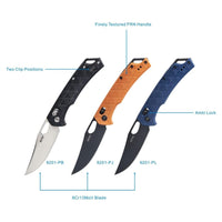 Pocket Folding Knife 9201-PB with Ambidextrous Lock System 5