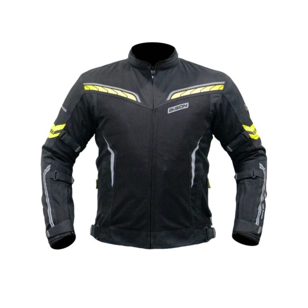 Clavis Motorcycle Riding Jacket - Black+Neon - OutdoorTravelGear.com