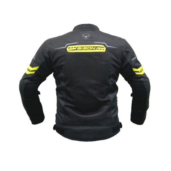 Clavis Motorcycle Riding Jacket - Black+Neon - OutdoorTravelGear.com
