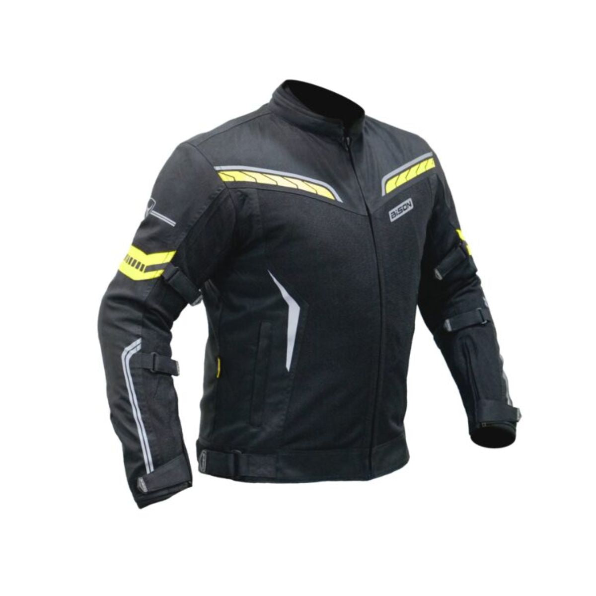 Clavis Motorcycle Riding Jacket - Black+Neon - OutdoorTravelGear.com