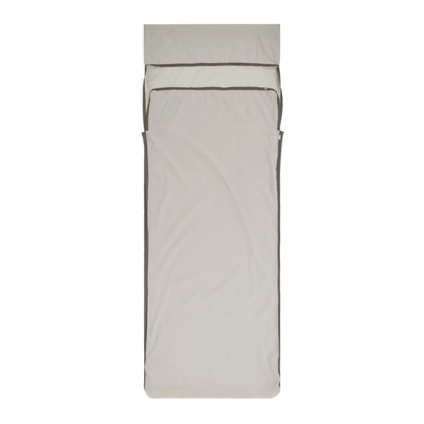 Silk Blend Sleeping Bag Liner - Rectangular with Pillow Sleeve - OutdoorTravelGear.com