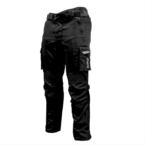 Rover Motorcycle Riding Pants with Armours - Black - OutdoorTravelGear.com