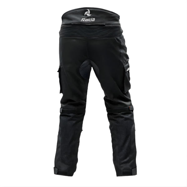 Rover Motorcycle Riding Pants with Armours - Black - OutdoorTravelGear.com