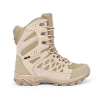 Men Waterproof High-Top Hiking Shoes with Cushioned Comfort | WH1108 - Beige - OutdoorTravelGear.com