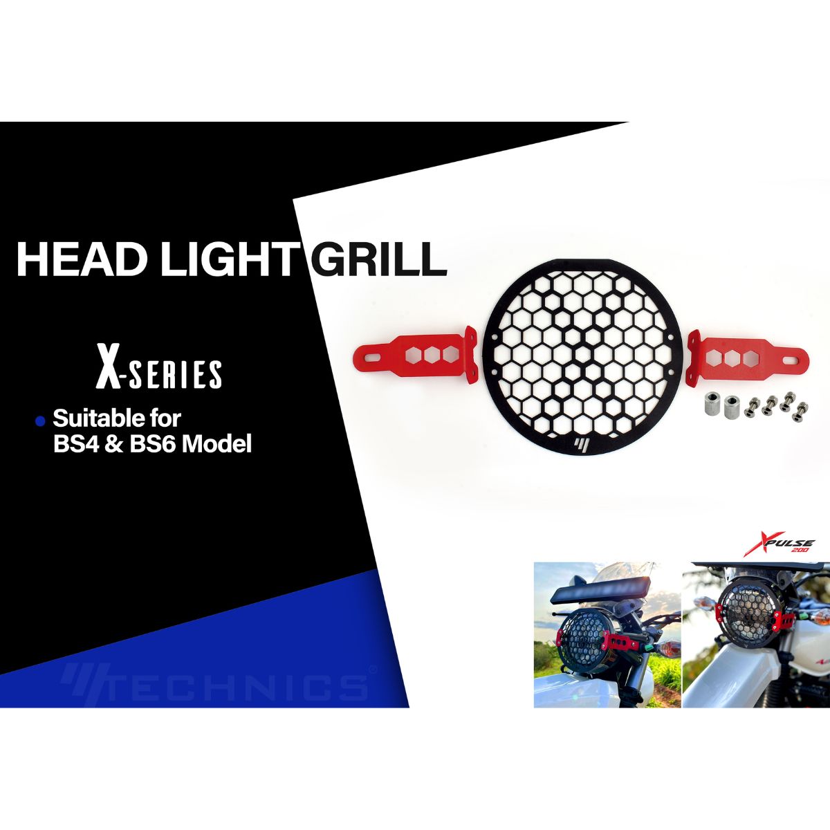Hero Xpulse 200 Head Light Grill 1