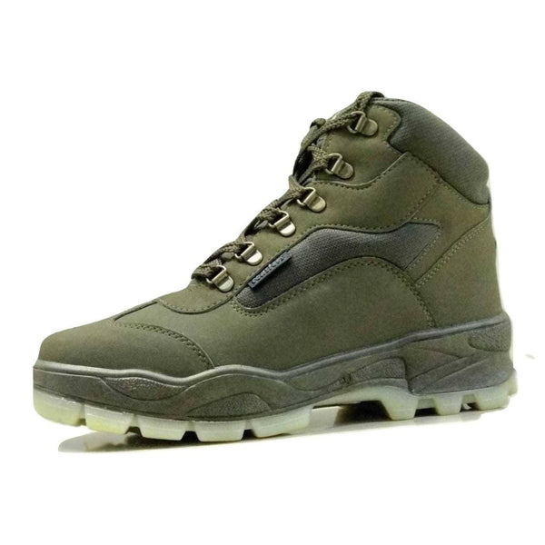 CTR High Ankle Trekking and Hiking Shoes - Action Repelling - Olive Green 1