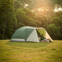 6-Person Waterproof Large Dome Camping Tent | UV Protection & Wind-Ready | ET1106 - Green - OutdoorTravelGear.com