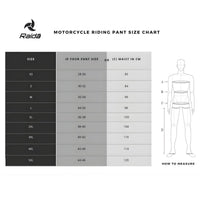 Rover Motorcycle Riding Pants with Armours - Black - OutdoorTravelGear.com