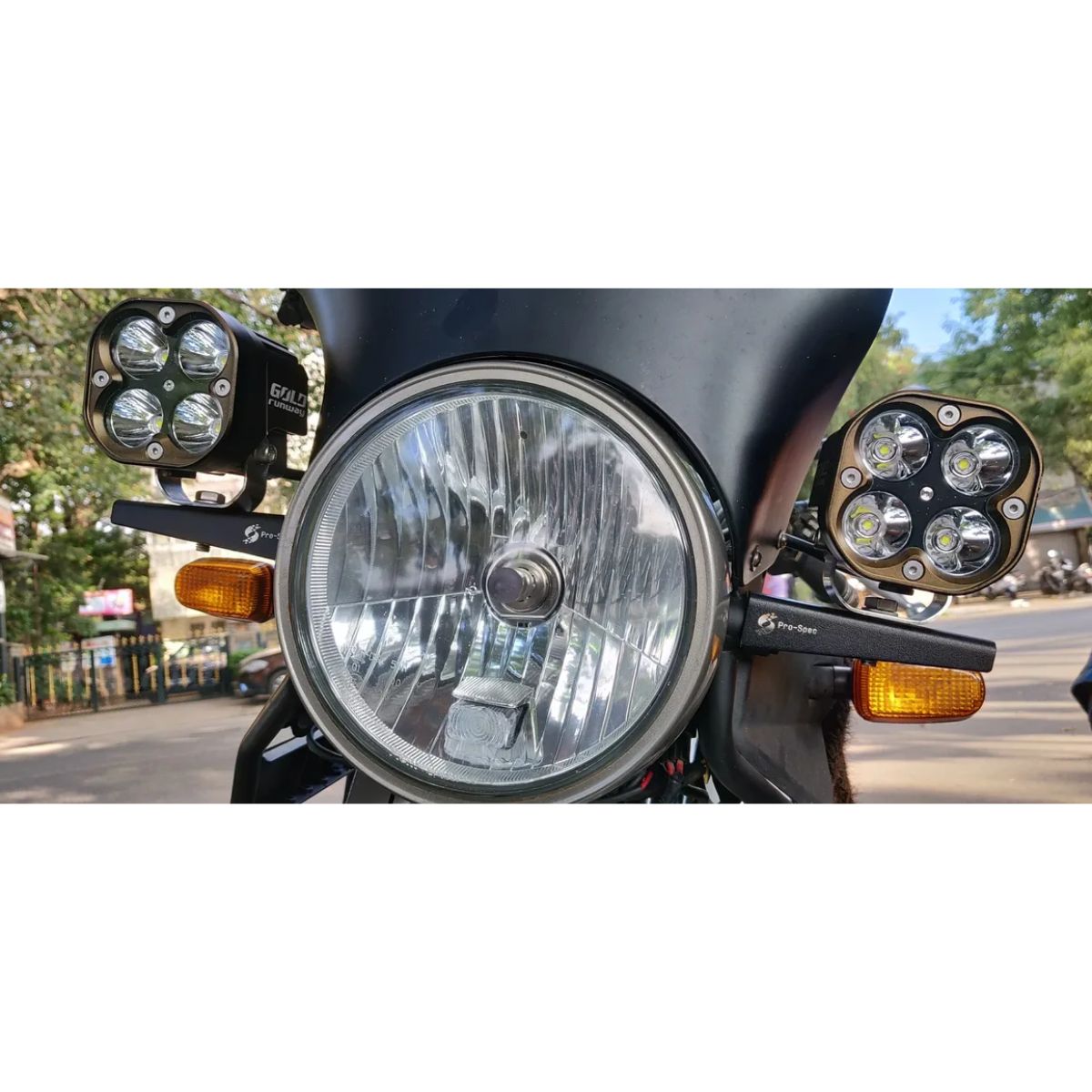 Easy Tags Aux Mount for Royal Enfield Himalayan - High 3