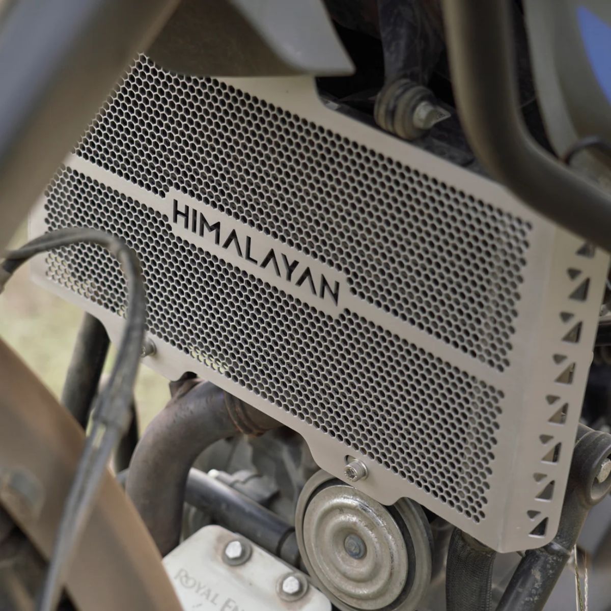 Re Himalayan Radiator Motourenn RE Himalayan 450 Headlight Grill | OutdoorTravelGear.com