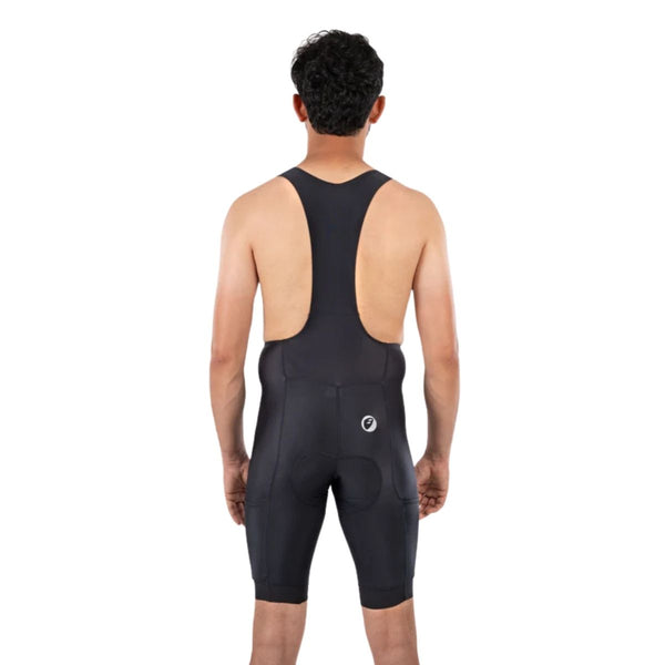 Mens Cycling Bib Shorts | Explore Noveau Endurance - Ebony - OutdoorTravelGear.com