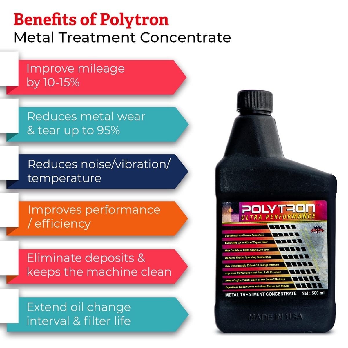 Metal Treatment Concentrate - Engine Oil Additive for Cars 3