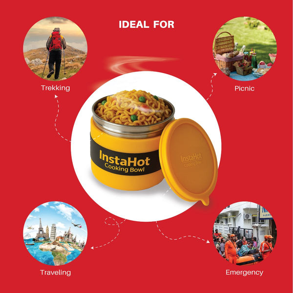 Flameless Cooking Bowl | Portable Food Heater - OutdoorTravelGear.com