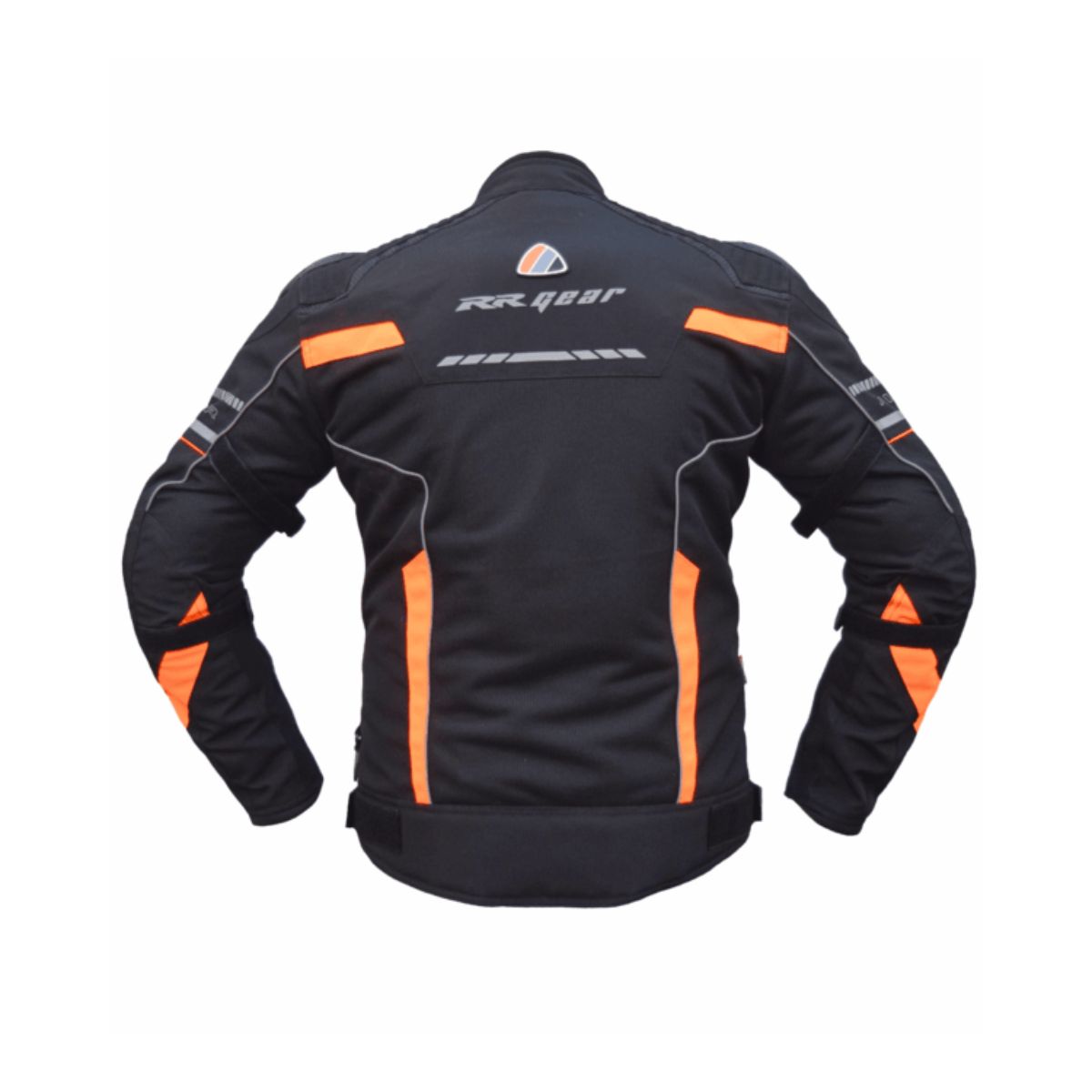 Avatar V.2 Motorcycle Riding Jacket - Black+HI VIZ Orange - OutdoorTravelGear.com