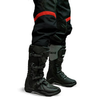 Trailcraft MX Off-Road Riding Pants - Black + Red - OutdoorTravelGear.com
