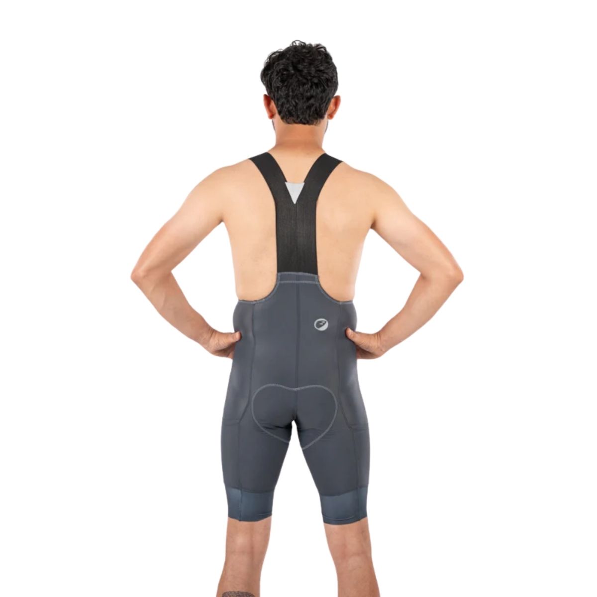 Mens Cycling Bib Shorts | Tourer Endurance - Slate - OutdoorTravelGear.com