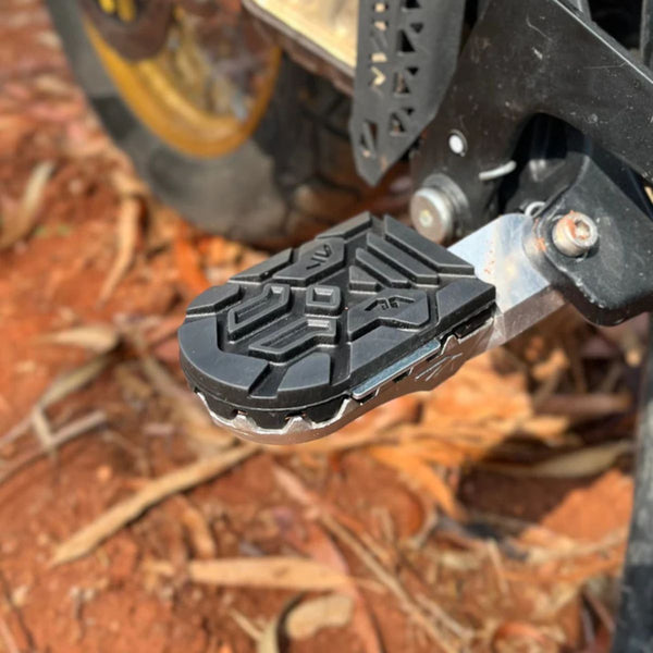Adventurist Adjustable Foot Pegs - V2.0 - Multi Bike Fit - OutdoorTravelGear.com