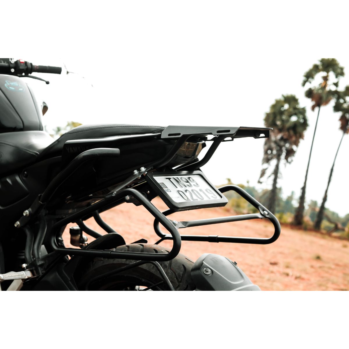 Yamaha MT15 Luggage Carrier with Saddle Stay 3
