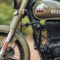 Royal Enfield Classic Reborn Crashguard With Mat Slider - OutdoorTravelGear.com