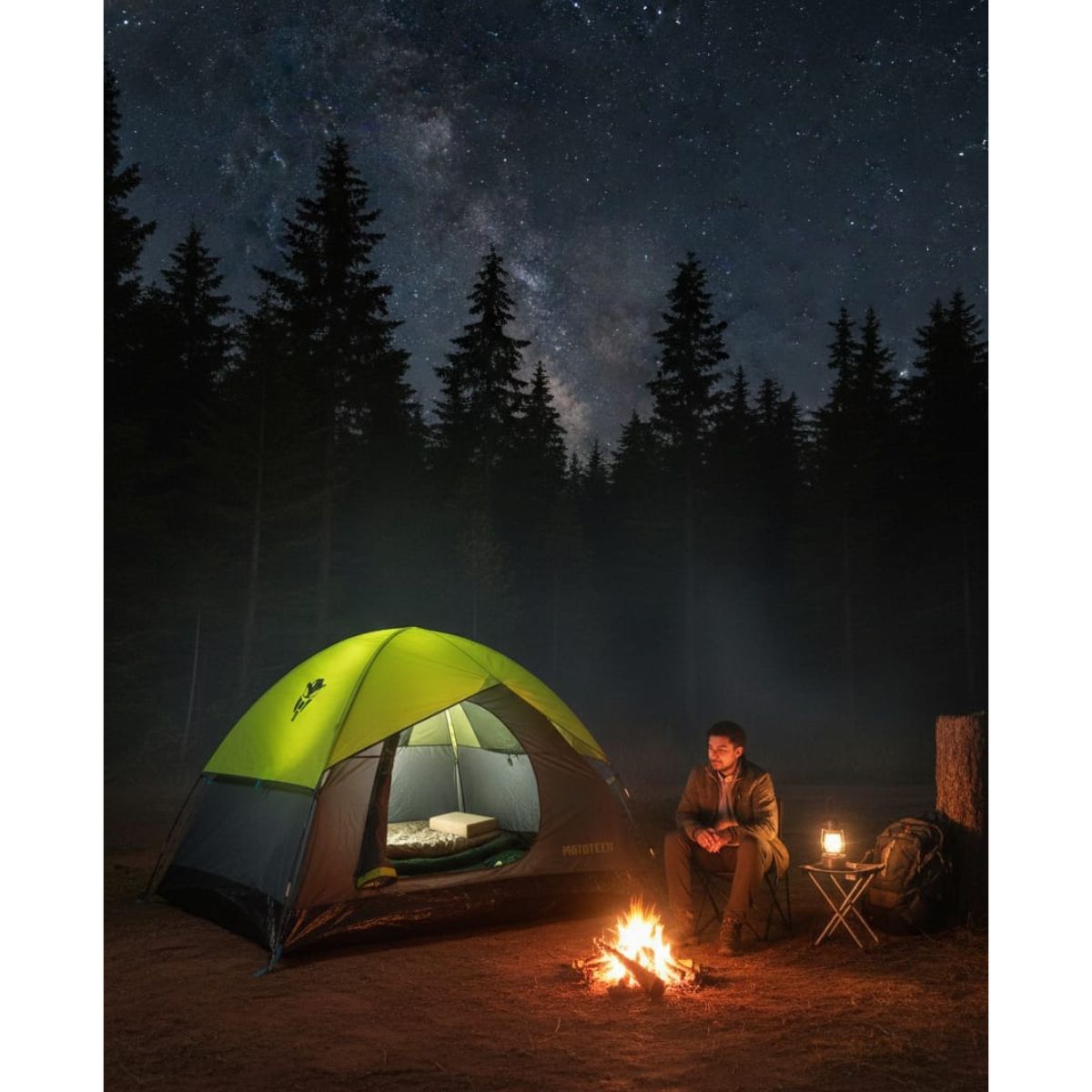 MotoTech Explorer 2 Person Camping Tent (Fibreglass Poles) - OutdoorTravelGear.com