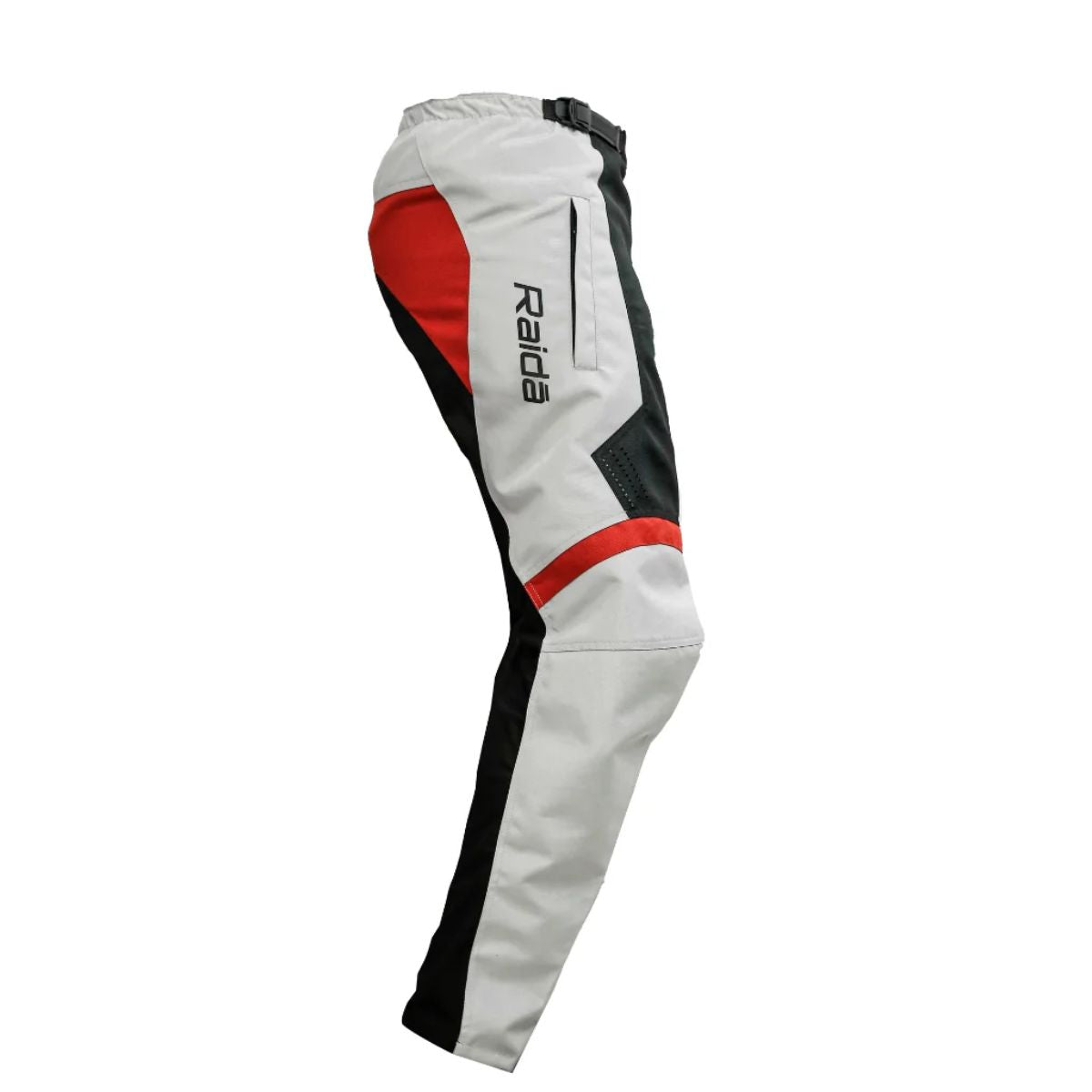 Trailcraft MX Off-Road Riding Pants - Grey + Red - OutdoorTravelGear.com