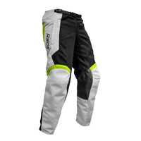 Trailcraft MX Off-Road Riding Pants - Grey + HiViz - OutdoorTravelGear.com