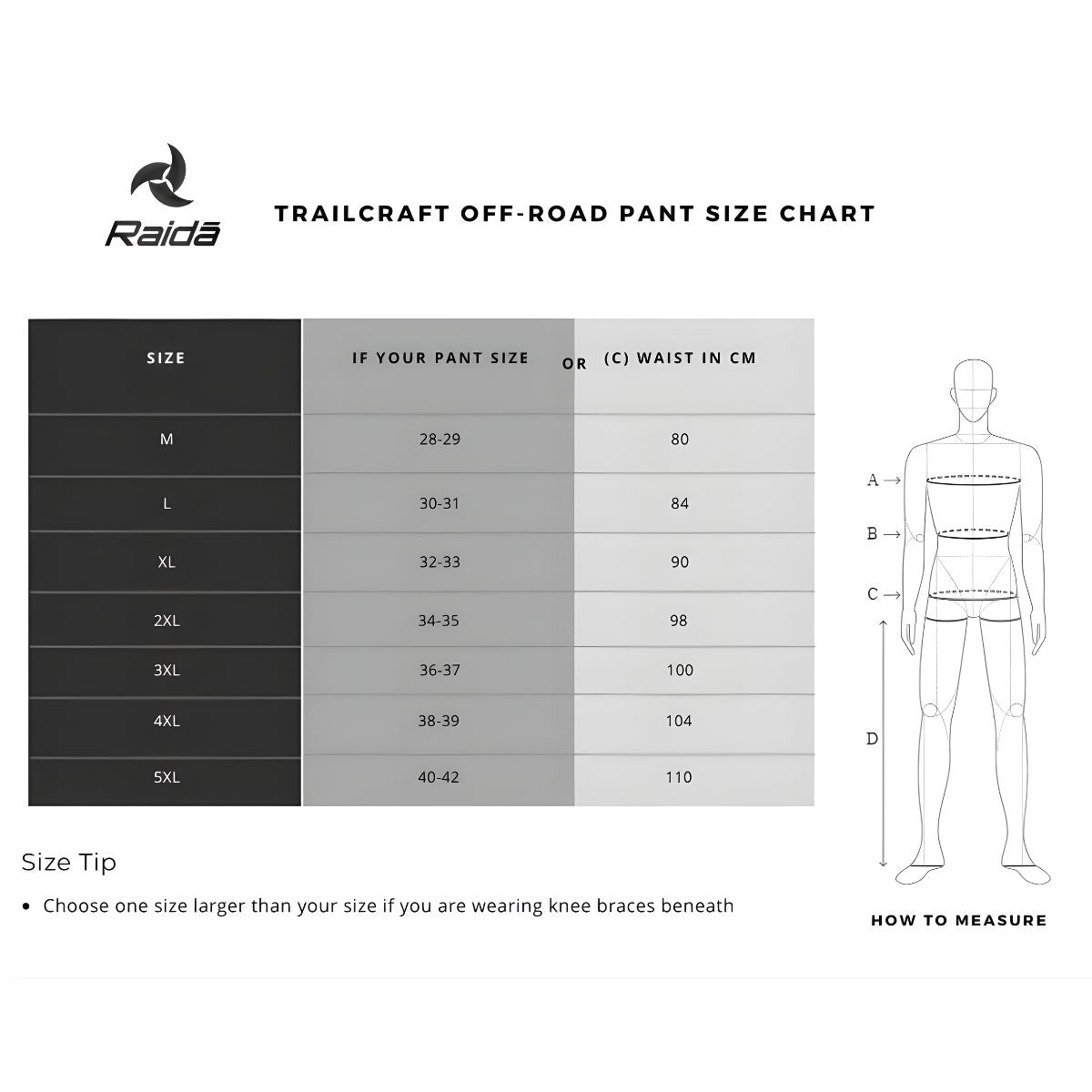 Trailcraft MX Off-Road Riding Pants - Black + Red - OutdoorTravelGear.com