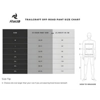 Trailcraft MX Off-Road Riding Pants - Black + Red - OutdoorTravelGear.com