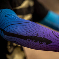 Eurus Cooling Sleeves - Blue + Purple - OutdoorTravelGear.com