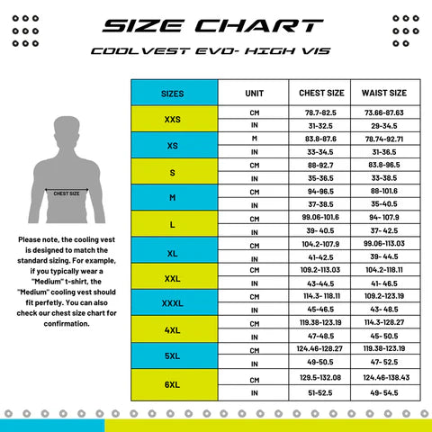 Cool Vest EVO - High Vis Reflective Cooling Vest - Orange - OutdoorTravelGear.com