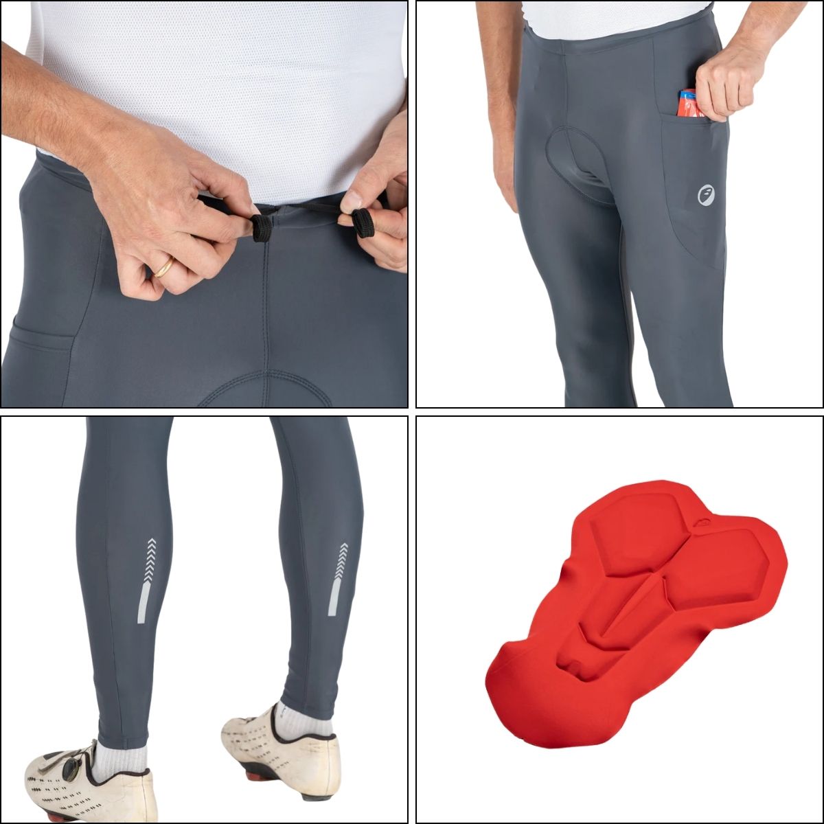 Mens Cycling Pants | Blade Endurance - Slate - OutdoorTravelGear.com