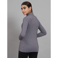 Women's Nomadic Full Sleeves T-Shirt / Baselayer - Purple Gray 3