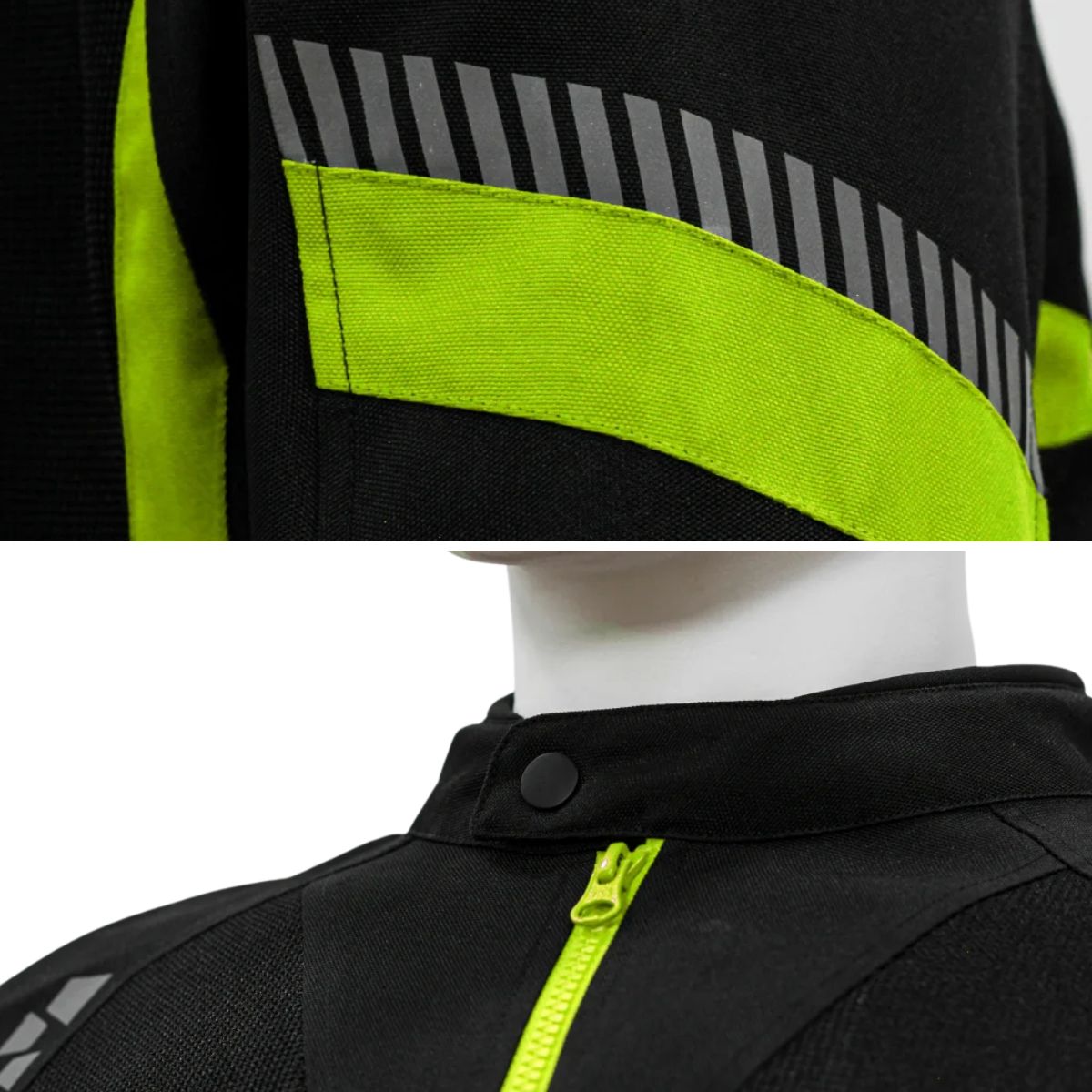 BOLT Motorcycle Riding Jacket with Armours - Hi Viz