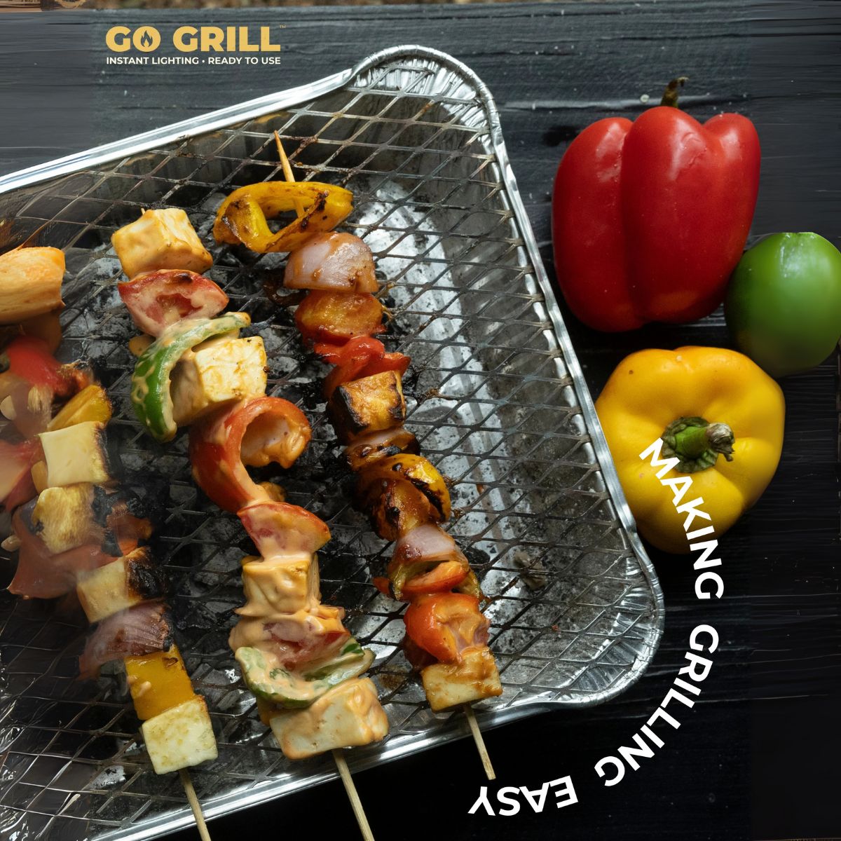 Go Grill - Instant Lighting Disposable Barbeque Grill - OutdoorTravelGear.com