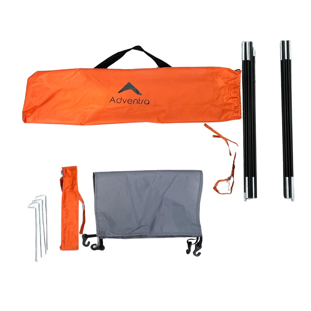 2-Person Camping Tent | Water Resistant |UV Protection & Wind ready | ET1102 - Orange - OutdoorTravelGear.com