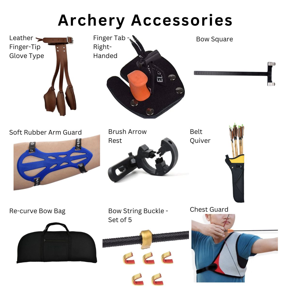 ARMOR Pharo Recurve Bow AP-R261 + Arrow Sets + Archery Accessories