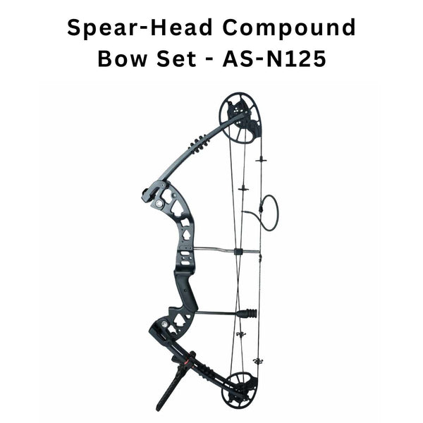 ARMOR Spear-Head Compound Bow – AS-N125 + Arrow  Sets + Archery Accessories - OutdoorTravelGear.com