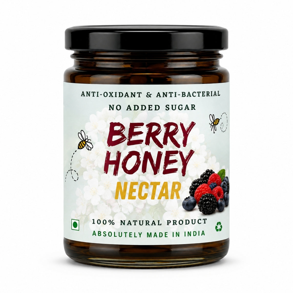 Berry Honey | Anti-Oxidant & Anti-Bacterial Nectar | 100% Raw & Natural