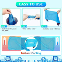 Breezer Cooling Towel - Purple - OutdoorTravelGear.com