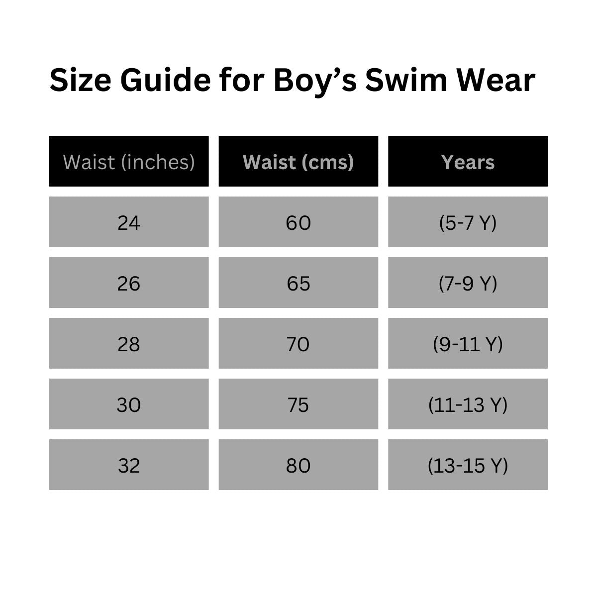 Kids Boy's Swim Wear - Jammers - Sublimation Print & Plain